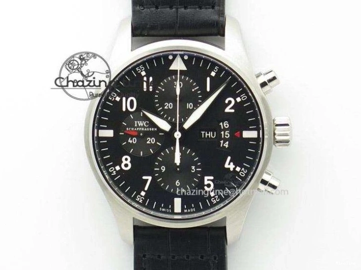 MIROTIME 0730 Big Pilot Real PR IW502701 RG YLF 1:1 Best Edition Blue Dial On Calfskin Strap A Classic 7225